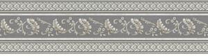 Vliesová bordura na zeďOnly Borders 10 36731-1 | 0,17 x 5 m | šedá, modrá, hnědá, krémová | A.S. Création