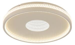 Globo 48563-30S LED přisazené stropní svítidlo SHIRLEY | 30W integrovaný LED zdroj | 1170lm | 2700-6500K | dálkové ovládání | stmívač | béžová