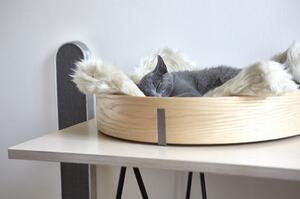 Pelíšek pro kočky MiaCara Anello ivory