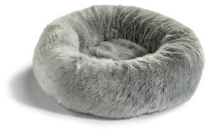 Pelíšek pro kočky MiaCara Lana stříbrný 55 x 17 cm