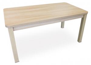 Rozkládací jídelní stůl TOMAN - dýha 90 x 140 -> 200 cm, (na výběr více variant)
