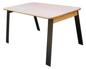 Jídelní stůl MEGAN - masivní dubový plát 90 x 160 cm (na výběr více variant)