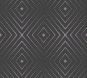 Vliesová tapeta na zeď Trendwall 36785-3 | 0,53 x 10,05 m | černá, fialová | A.S. Création