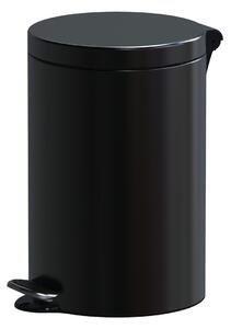 Alda Pedálový odpadkový koš Freedom Fresh 12 l, lakovaná ocel, černá