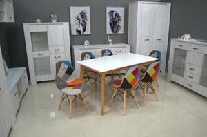 Euronábytek Moderní jídelní židle čalouněná PALERMO vícebarevná