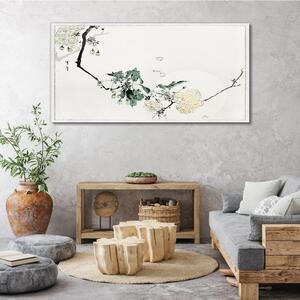 Obraz na plátně Obraz na plátně Větev listy květiny