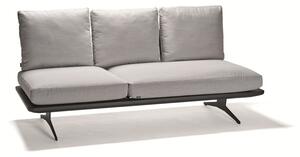 Stern Modulový díl 3-místný polohovací Enya 206x95x85 cm, Stern, rám hliník antracit mat, vč. zádových opěrek (3ks), sedáky a polštáře (3ks) potah Pearl Grey (100% akryl)