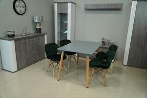 Euronábytek Čalouněná moderní jídelní židle MALTA zelená