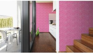 A.S. Création | Vliesová tapeta na zeď Trendwall 37120-3 | 0,53 x 10,05 m | bílá, růžová