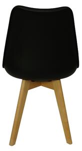 Euronábytek Moderní jídelní židle čalouněná VEGAS černá