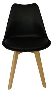 Euronábytek Moderní jídelní židle čalouněná VEGAS černá