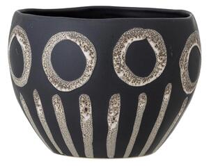 Kameninový květináč Magnus Stripes 18,5 cm Bloomingville