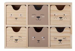 Mini úložný box se šuplíky Calle Wooden Bloomingville