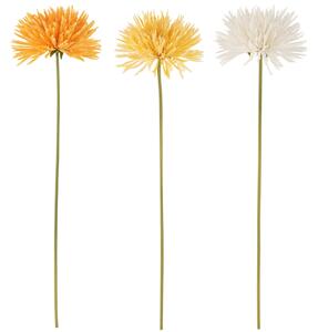 Set tří umělých květin J-line Liras 60 cm
