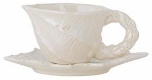 Šálek s podšálkem Shellie Pearl 150 ml Bloomingville