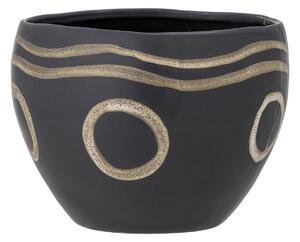 Kameninový květináč Magnus Waves 18,5 cm Bloomingville