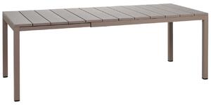 Nardi Šedohnědý rozkládací zahradní stůl Rio 140/210 x 85 cm