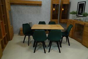 Euronábytek Moderní jídelní židle čalouněná RIO zelená