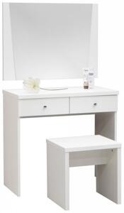Toaletní stolek OMEGA se zrcadlem a taburetem Buk (na výběr více variant)