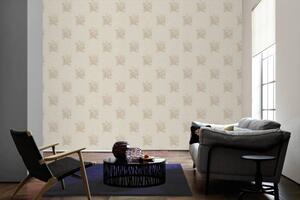 A.S. Création | Vliesová tapeta na zeď Romantico 37225-4 | 0,53 x 10,05 m | bílá, béžová