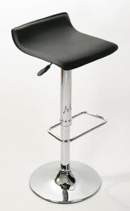 Barové židle Marlon - SET 2 ks, černá