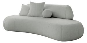 Pohovka trojsedačka Bally (světle šedá + černá)