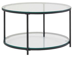 Konferenčný stolik sklo/kov š: 80cm