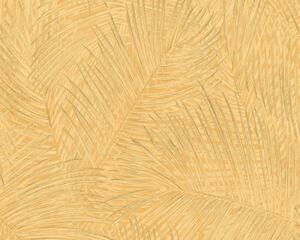 A.S. Création | Vliesová tapeta na zeď Sumatra 37371-1 | 0,53 x 10,05 m | zlatá, metalická, hnědá
