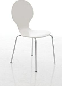 Jídelní / konferenční židle Mauntin, bílá