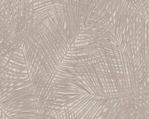 Vliesová tapeta na zeď Sumatra 37371-2 | 0,53 x 10,05 m | hnědá, krémová | A.S. Création