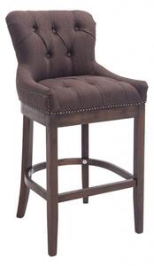 Barová židle Lakewood látkový potah, Antik, hnědá