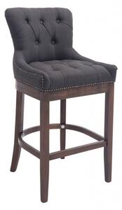 Barová židle Lakewood látkový potah, Antik, tmavě šedá