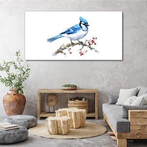 Obraz na plátně Obraz na plátně Abstrakce ovoce zvířecí pták