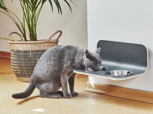 Miska pro kočky MiaCara Arco šedá 35,2 x 21,7 x 15 cm