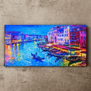 Obraz na plátně Obraz na plátně Abstrakce městských člunů