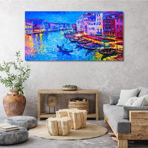 Obraz na plátně Obraz na plátně Abstrakce městských člunů