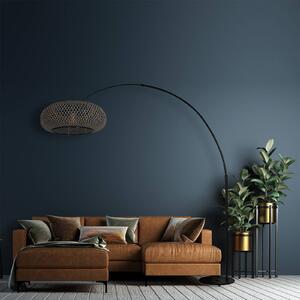Steinhauer oblouková lampa Sparkled Light černá, Černá, Obývací pokoj / jídelna, kov, Skandinávský