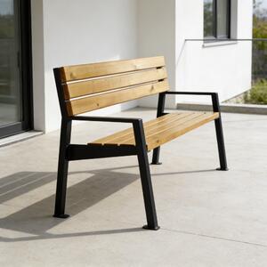 Zahradní lavice Joy antik černá RAL 9005