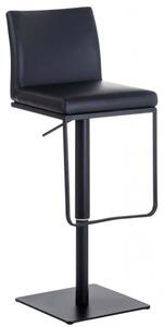 Barová židle Winnie syntetická kůže, černá