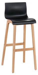Barová židle Hoover přírodní, černá
