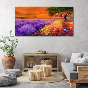 Obraz na plátně Obraz na plátně Květiny strom nebe