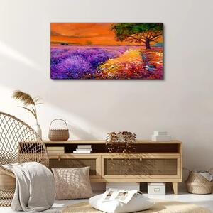 Obraz na plátně Obraz na plátně Květiny strom nebe