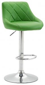 Barová židle Lazio syntetická kůže, zelená