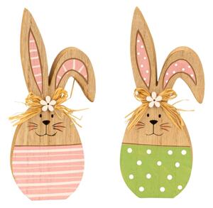 Dřevěný velikonoční zajíček SPRING BUNNY - různé varianty