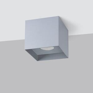 Stropní svítidlo Hati, 1x šedé kovové stínítko