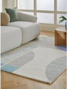 Ručně všívaný vlněný koberec s různou výškou povrchu Pierre