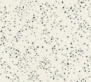 Vliesová tapeta na zeď New Walls 37394-2 | 0,53 x 10,05 m | bílá, černá, šedá, béžová | A.S. Création