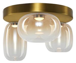 LED Stropní svítidlo VASO LED/12W/230V pr. 42 cm zlatá/kouřová