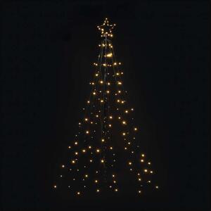 EMOS LED vánoční strom kovový 180 cm, teplá bílá, časovač DCTW02