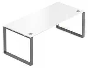 Stůl Creator 200 x 90 cm, grafitová podnož, 2 nohy